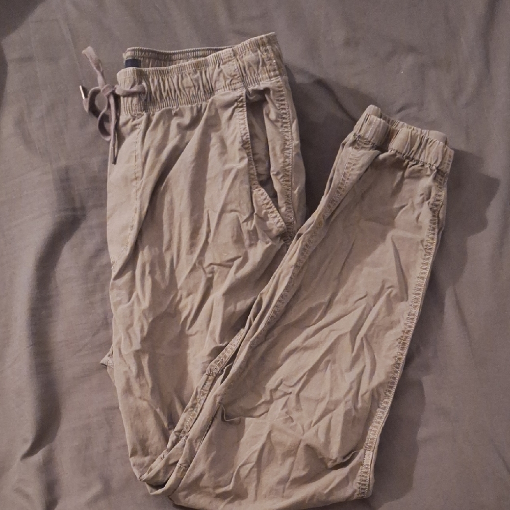 American Eagle Beige Jogger Sweatpants Relaxed Fit